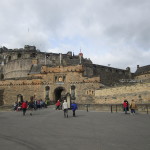 Edinburgh Castle From Parage Ground