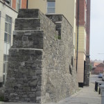 Part of Dublin city wall