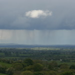 Rainstorm over Loughcrew